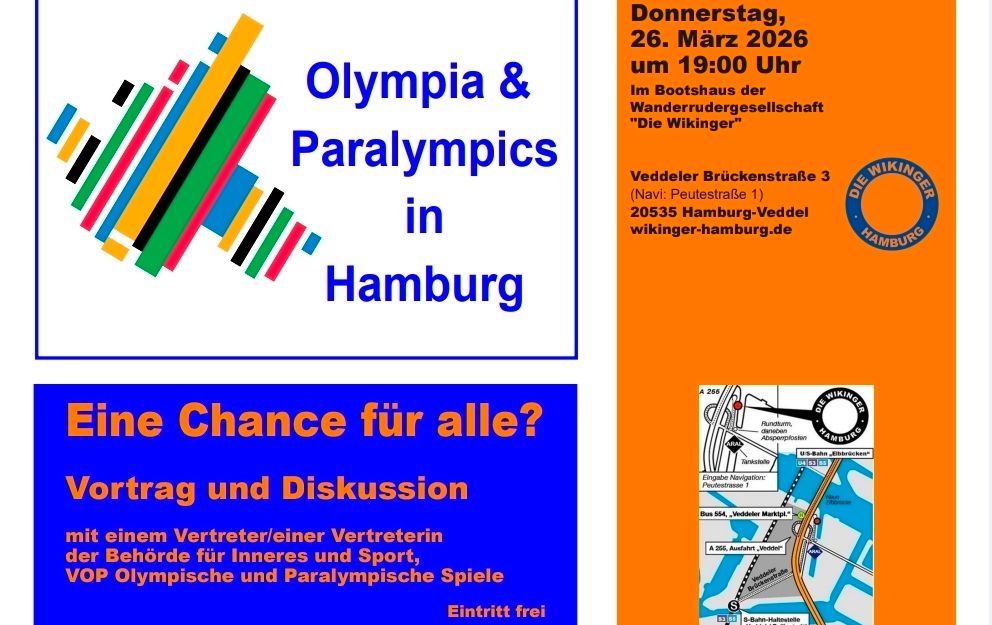 Vortrag & Diskussion zum Thema Olympia - Eine Chance für alle?