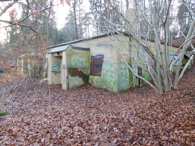 Oberirdischer Munitionsbunker.