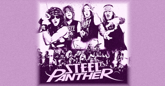 Poster der Band Steel Panther für die Europe Twenty Twenty S€X Tour.