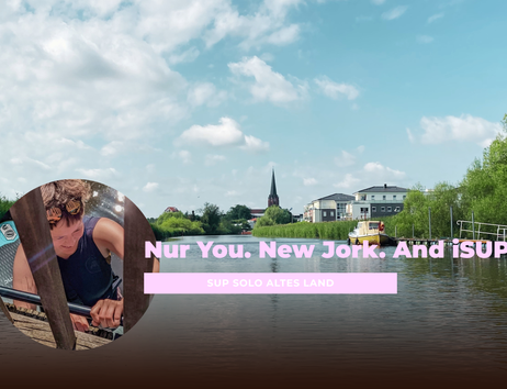 sup tour altes land mit blick auf buxtehude