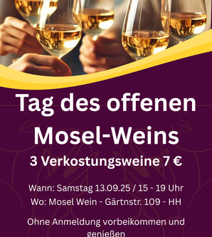 Einladung zum Tag des offenen Mosel-Weins