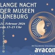 Plakat für die Lange Nacht der Museen in Lüneburg am 27. Februar 2026.