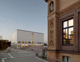 Galerie der Gegenwart (links) und Gründungsbau der Hamburger Kunsthalle (rechts), Foto: Hagen Stier