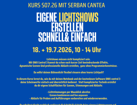 Eigene Lichtshows