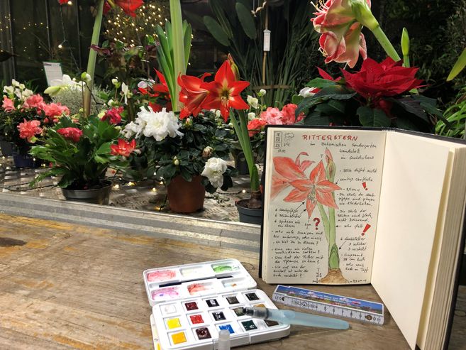 Florales Weihnachts-Atelier
